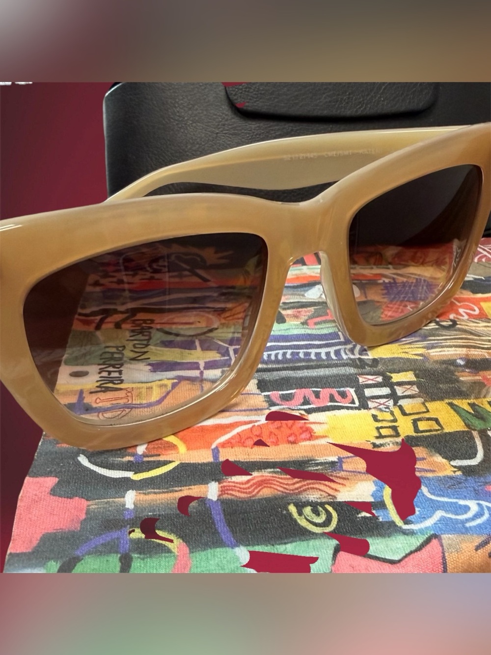 Barton Perreira Sunglasses with Case and Cloth